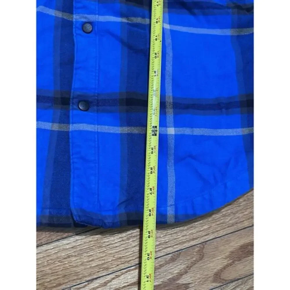 Nike 6.0 Flannel‎ Blue Plaid Size M Black And White Cotton